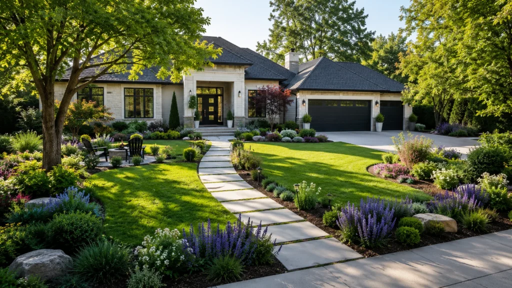 How to Landscape a Large Front Yard.